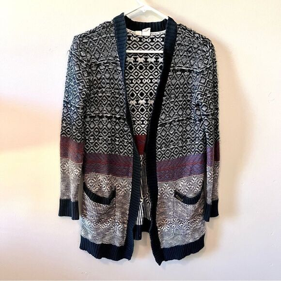 ROXY Open Front Knit Cardigan Size XS - Picture 1 of 4